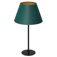 Lampe de chevet tissu métal 56 cm pétrole...