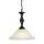 Lampe &agrave; suspension ANOUK &Oslash;34cm Noir r&eacute;glable Lampe