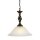 Lampe &agrave; suspendre ANOUK &Oslash;34cm or antique &agrave; raccourcir Lampe