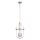 Lampe &agrave; suspendre ALONSO en nickel &agrave; raccourcir &Oslash;33cm Lampe