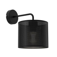 Applique M&eacute;tal Noir P:26 cm E27 d&eacute;coratif Loft