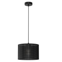 Lampe &agrave; suspendre noire en m&eacute;tal &Oslash;25...