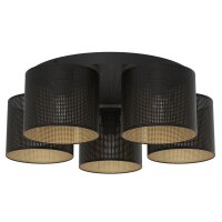 Lampe de plafond métal Ø58 cm E27 5-flmg...