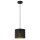 Suspension m&eacute;tal noir or &Oslash;18 cm E27 Loft