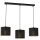 Suspension m&eacute;tal noir or 75 cm E27 Loft