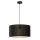 Loft Lampe &agrave; suspendre en noir or E27 &Oslash;40 cm rond m&eacute;tal