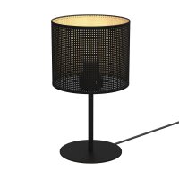 Lampe de table ronde en métal E27 34 cm de haut en...