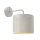 Applique murale m&eacute;tal blanc or P:26 cm d&eacute;coratif Loft