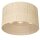 Lampe de plafond rotin m&eacute;tal &Oslash;40 cm E27 Loft noir naturel