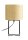 Lampe de chevet m&eacute;tal rotin E27 31 cm d&eacute;coratif