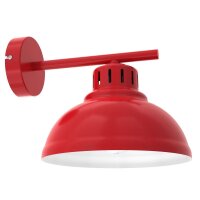 Loft Applique Métal Rouge Blanc P:26 cm E27...