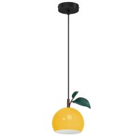 Lampe pour chambre denfant Pomme Ø 17 cm Jaune E27...