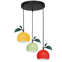 Lampe pour chambre denfant Coloré Pomme Ø...