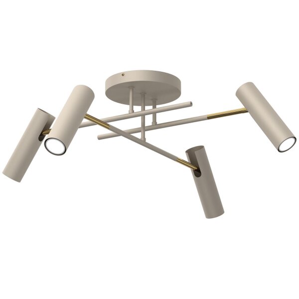 Spot de plafond réglable en or GU10 H:24 cm élégant