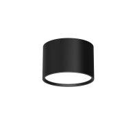 Spot de plafond LED noir métal Ø5,8 cm 4000...