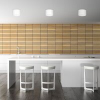 Spot de plafond LED Blanc Métal Ø5,8 cm...