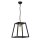 Lampe &agrave; suspendre industrielle M&eacute;tal Noir Antique Laiton E27