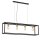 Industrial Suspension M&eacute;tal Noir Antique Laiton
