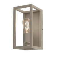 Lampe murale en m&eacute;tal beige L:15 cm E27...