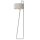 Lampadaire blanc m&eacute;tal 150 cm bas E27 Moderne