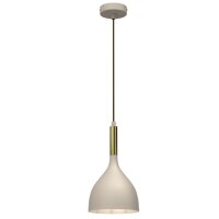Suspension Métal Beige Or Ø17 cm E27 Loft...