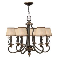 Lustre ANABELL 9 Crème Ø71cm à...
