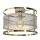 Plafonnier rond beige or &Oslash;30 cm Loft styl&eacute;