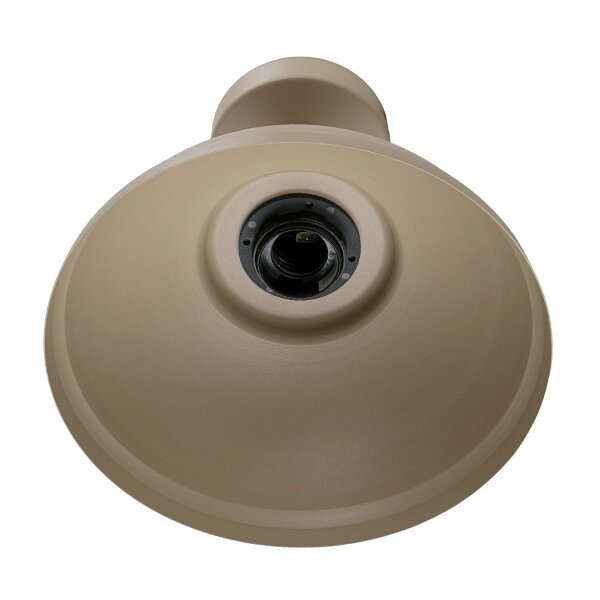 Loft Plafonnier Métal Beige H:23 cm E27 décoratif