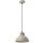 Loft Lampe &agrave; suspendre Beige M&eacute;tal &Oslash;21 cm E27 accentu&eacute;