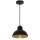 Loft Lampe &agrave; suspendre Noir Or M&eacute;tal &Oslash;21 cm accentu&eacute;