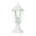 Socle Lampe dallée Jardin PARIS Blanc IP44 rustique