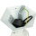 Socle Lampe dallée Jardin PARIS Blanc IP44 rustique