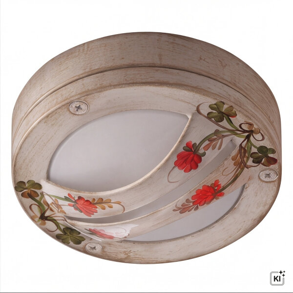 Plafonnier extérieur aluminium G9 IP44 Ø 14,5 cm rond