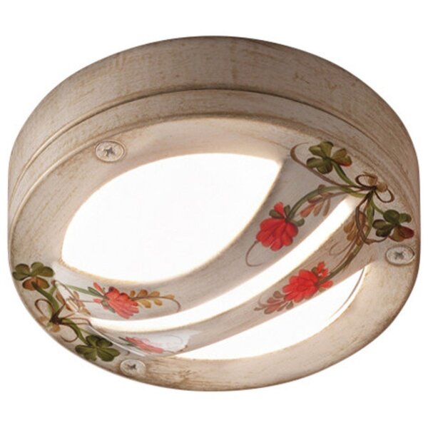 Plafonnier extérieur aluminium G9 IP44 Ø 14,5 cm rond