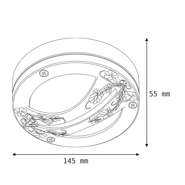 Plafonnier extérieur aluminium G9 IP44 Ø 14,5 cm rond