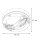 Plafonnier extérieur aluminium G9 IP44 Ø 14,5 cm rond