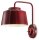 Applique m&eacute;tal c&eacute;ramique 34 cm de haut Bordeaux E27