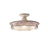 Plafonnier artisanal céramique rond D : 23 cm E27...