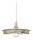 Suspension M&eacute;tal C&eacute;ramique D : 33 cm E27 rond Campagne
