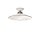 Lampe de plafond céramique artisanale E27 D : 30 cm rond maison de campagne