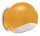 Applique c&eacute;ramique 21 cm de large Jaune E27 rond R&eacute;tro