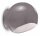 Applique c&eacute;ramique L : 21 cm Gris E27 rond Design r&eacute;tro