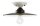 Lampe de plafond métal céramique E27 Ø 25 cm blanc noir