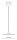 Suspension métal céramique E27 ronde Ø 25 cm SANDRA