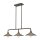 Lampe &agrave; suspendre ALEYNA en bronze 3-flmg Lampe &agrave; suspendre