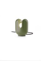 Lampe de chevet c&eacute;ramique E27 L : 14,5 cm 20 cm Vert