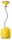 Suspension c&eacute;ramique &Oslash; 24 cm H : max. 145 cm Jaune E27