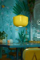 Suspension céramique E27 Ø 35 cm rond H :...