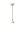 Lampe &agrave; suspendre c&eacute;ramique E14 D : 11 cm ronde Design r&eacute;tro