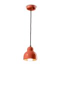Suspension céramique E27 Ø 15 cm rond H :...